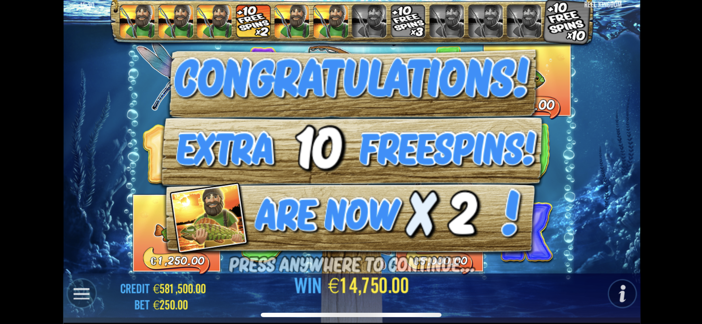 Big Bass Bonanza - Free spins 2