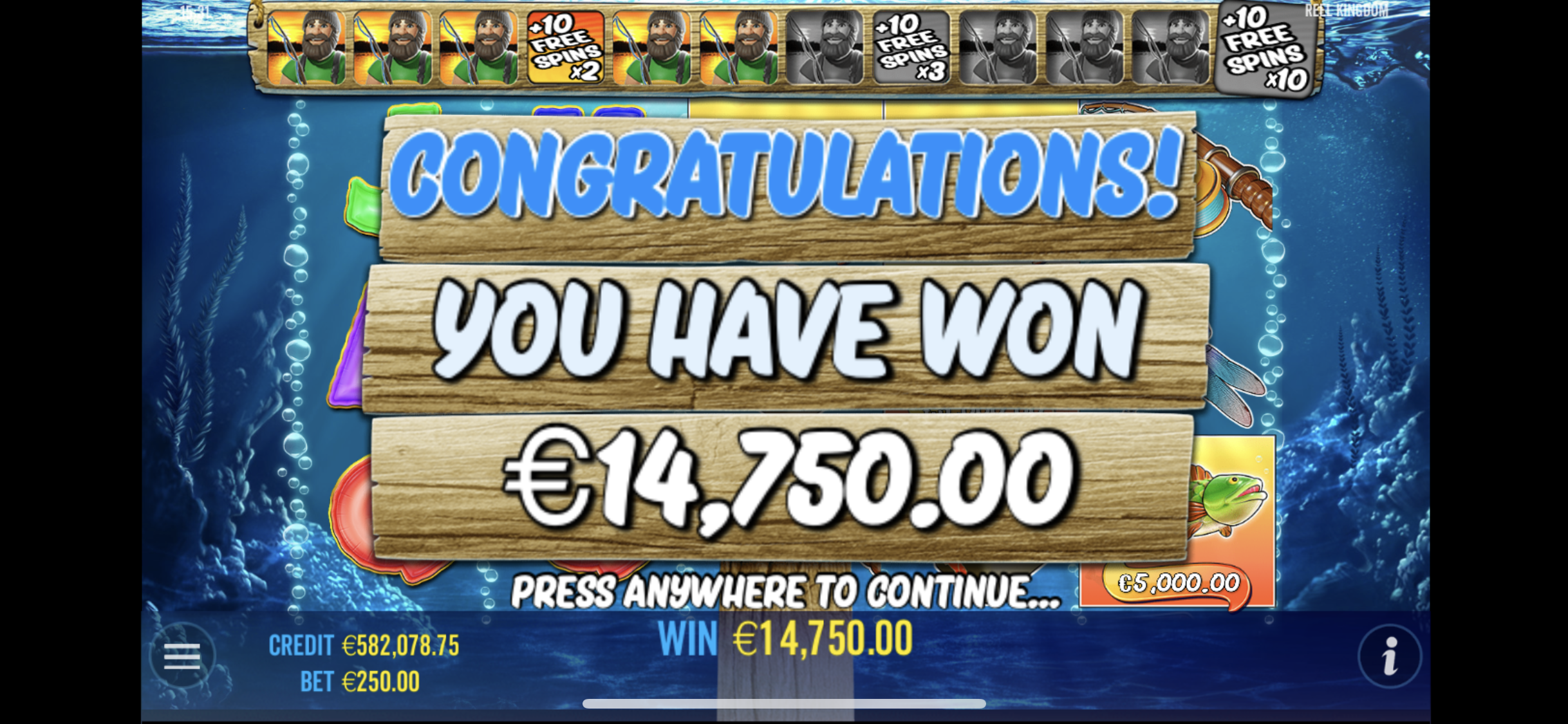 Big Bass Bonanza - Big win 5
