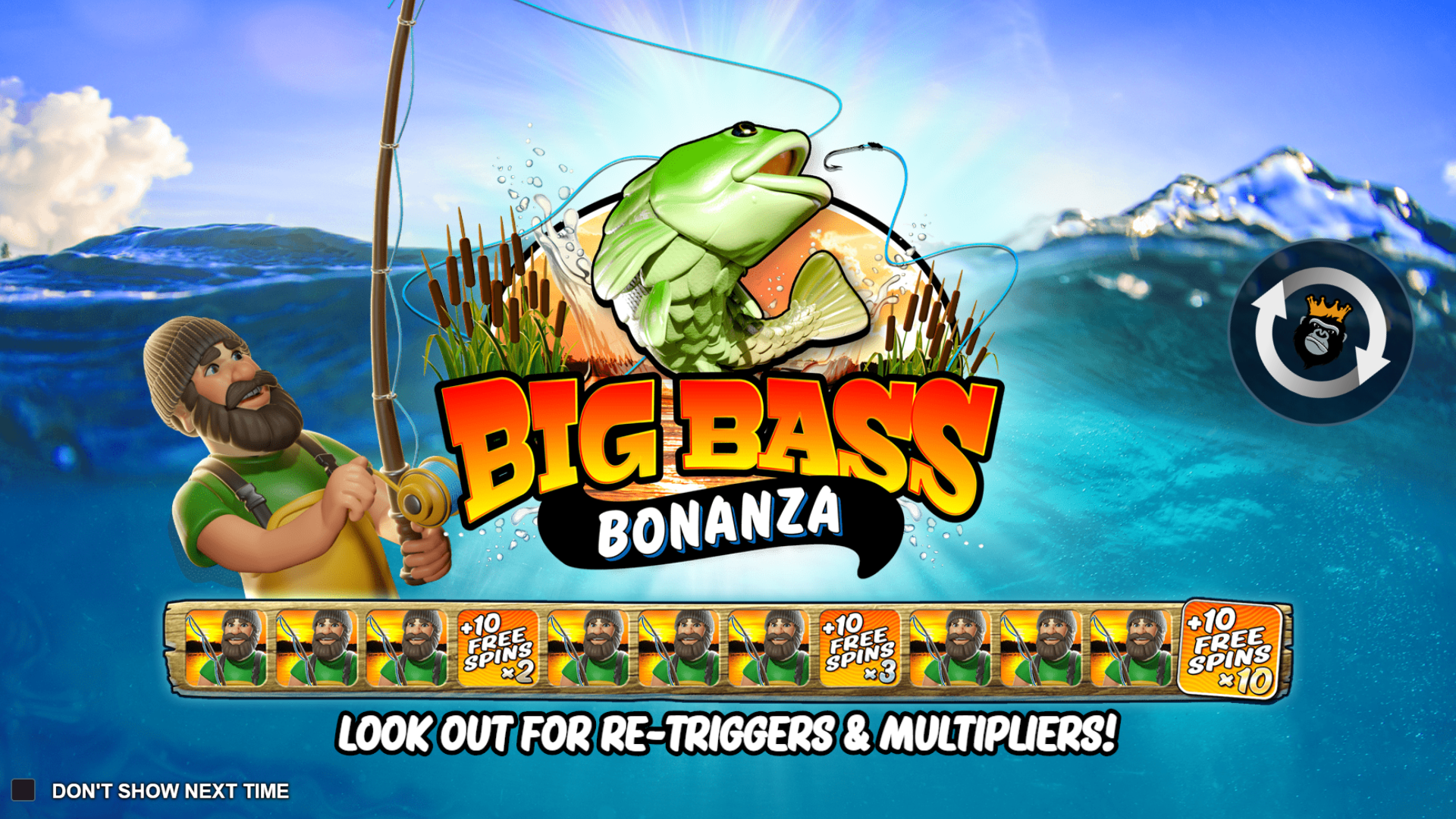 Big Bass Bonanza - Free spins 8