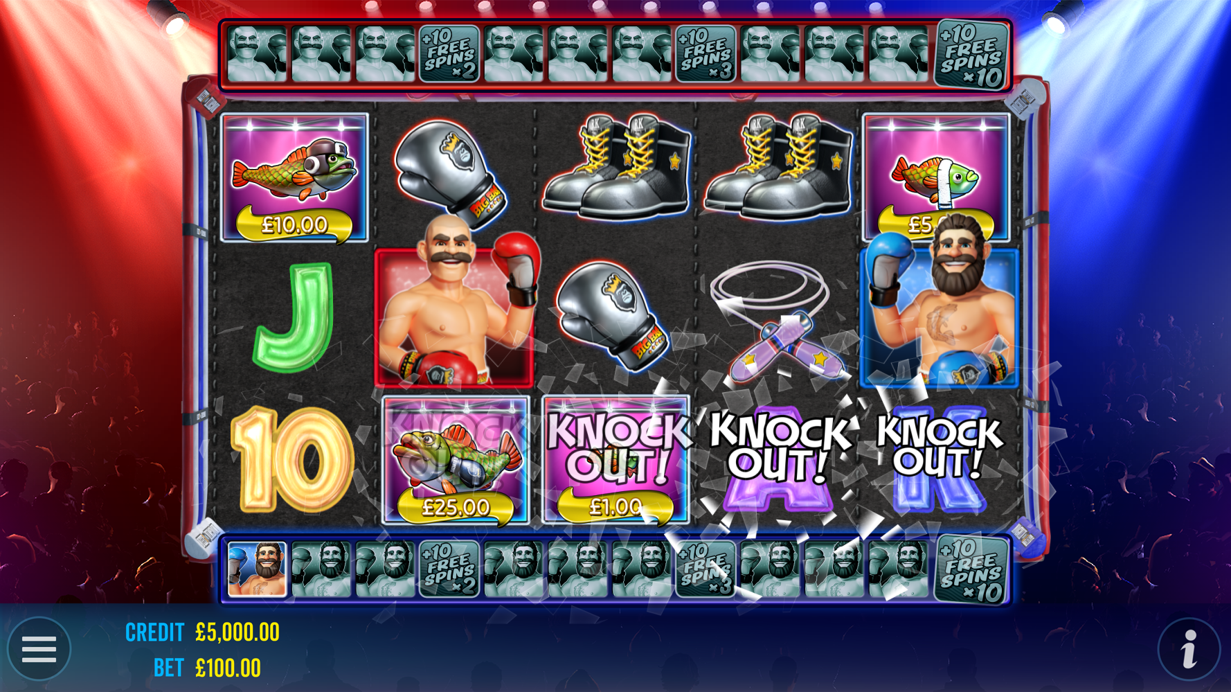 Big Bass Boxing Bonus Round - Main game