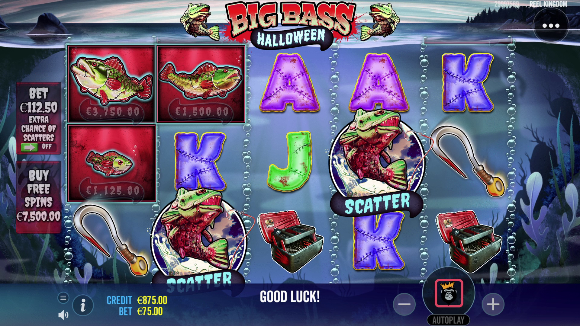 Big Bass Halloween - Free spins bonus