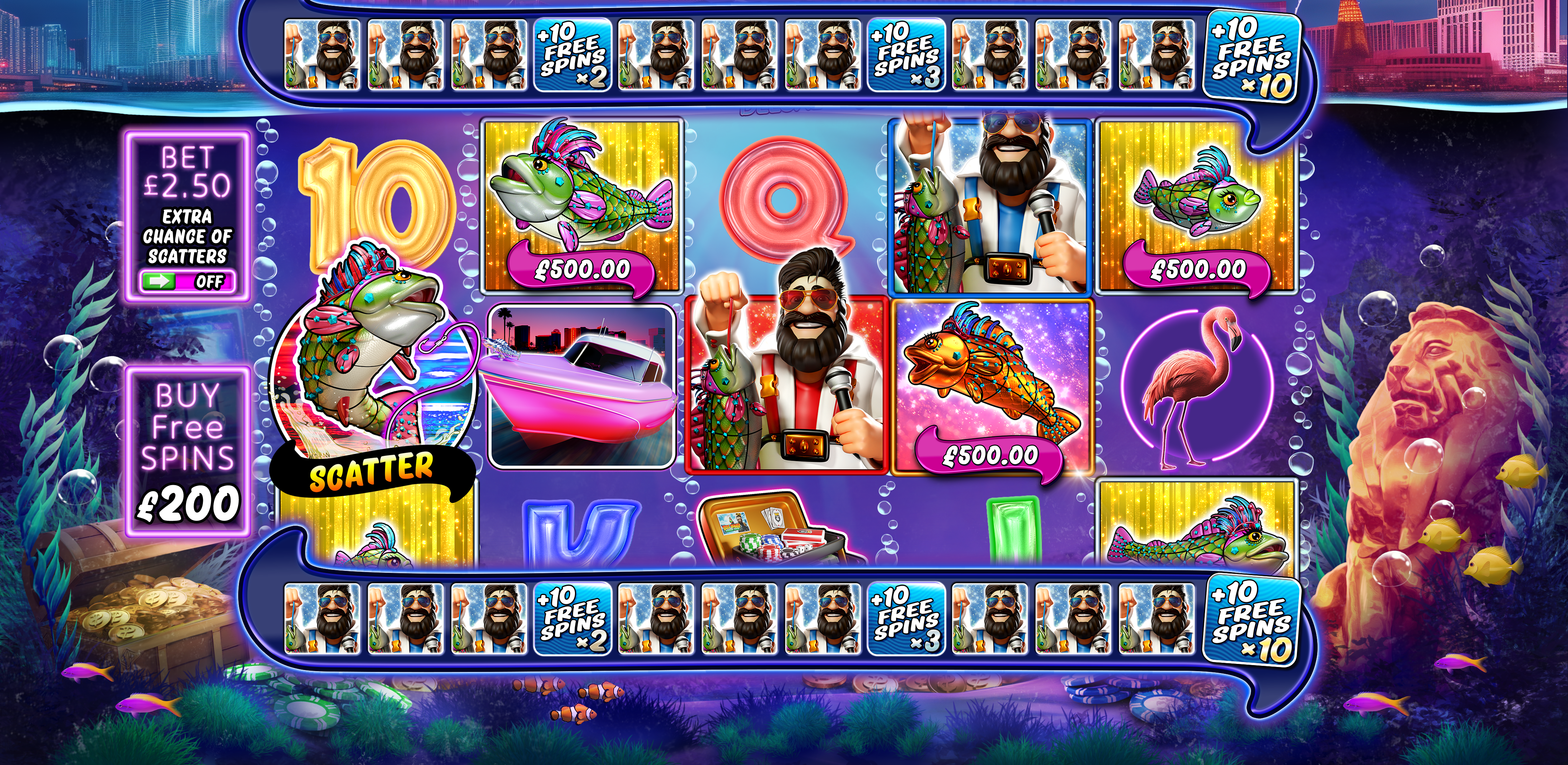 Big Bass Vegas Double Down Deluxe - Free spins bonus