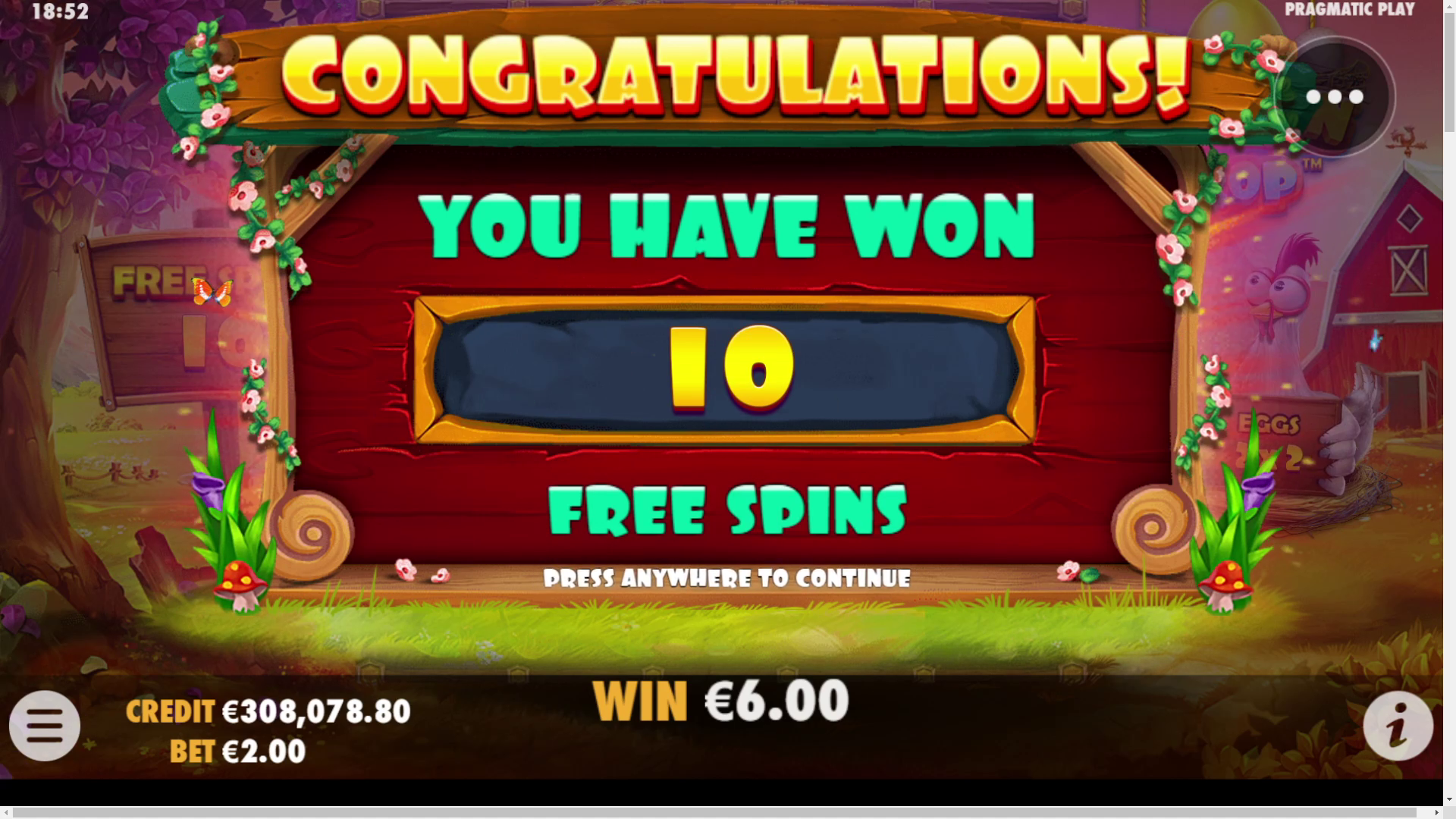 Chicken Drop - Free spins 2