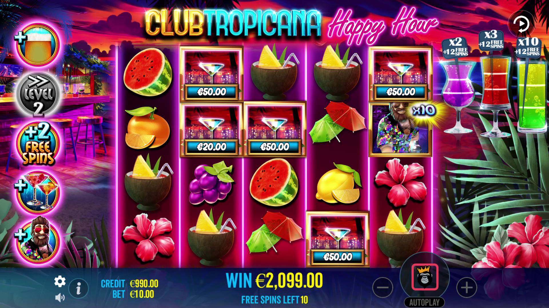 Club Tropicana - Happy Hour - Big win 4
