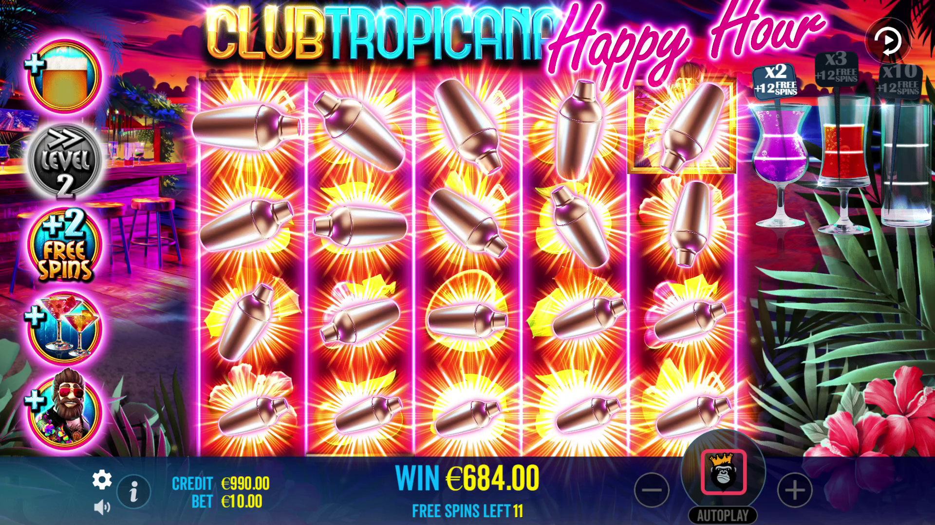 Club Tropicana - Free spins 5