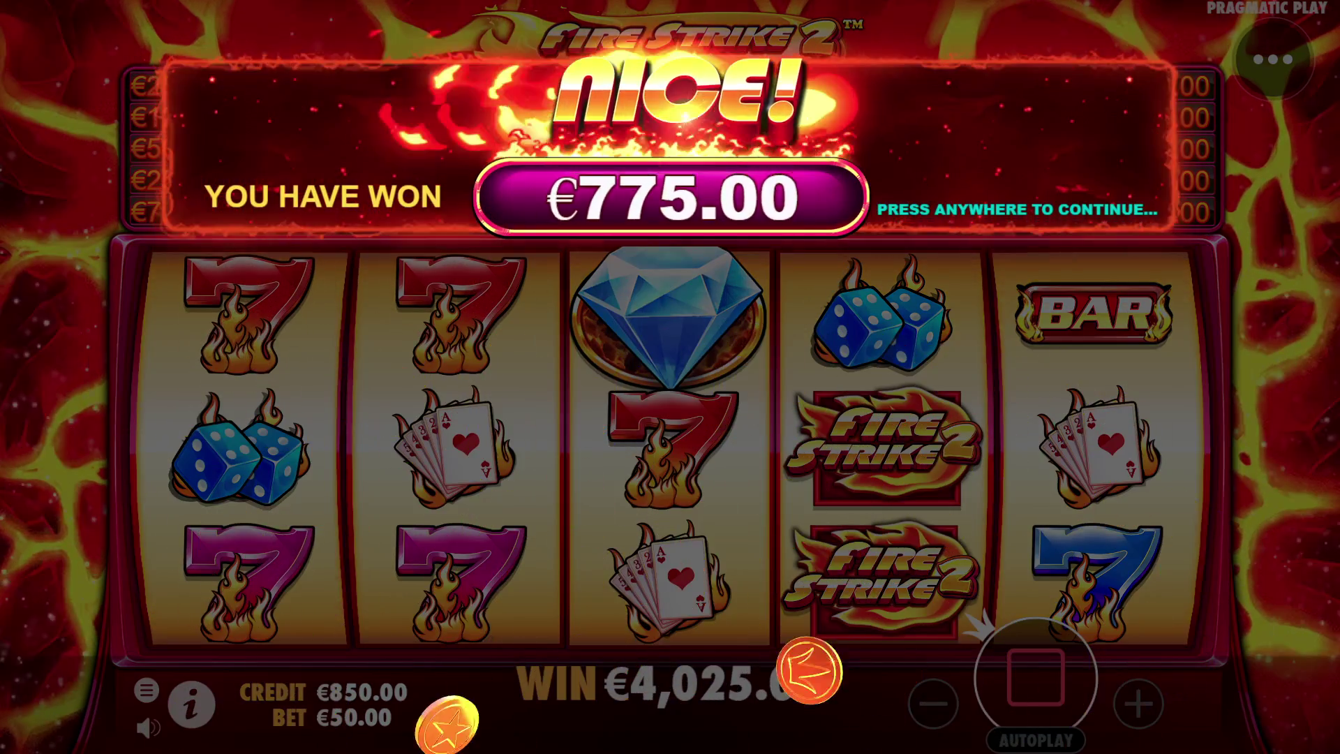 Fire Strike - Big win 4