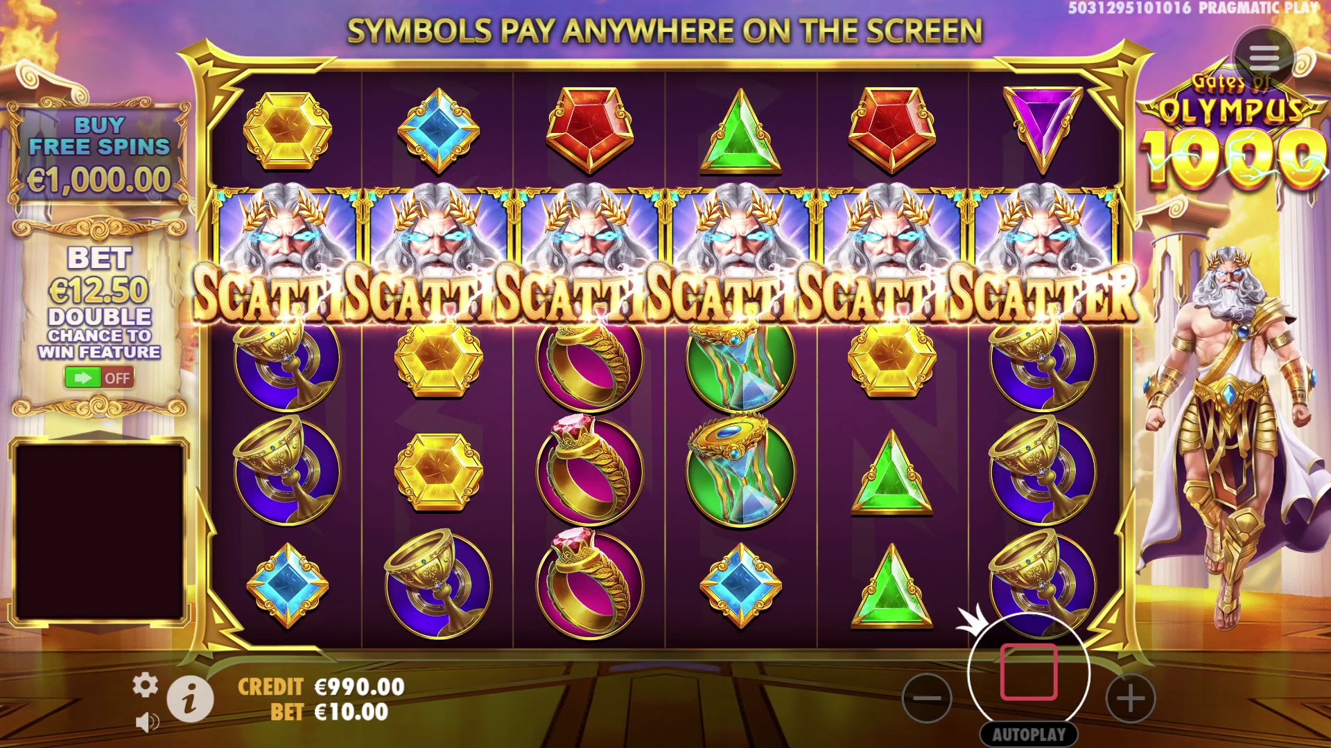 Gates of Olympus 1000 - Main game