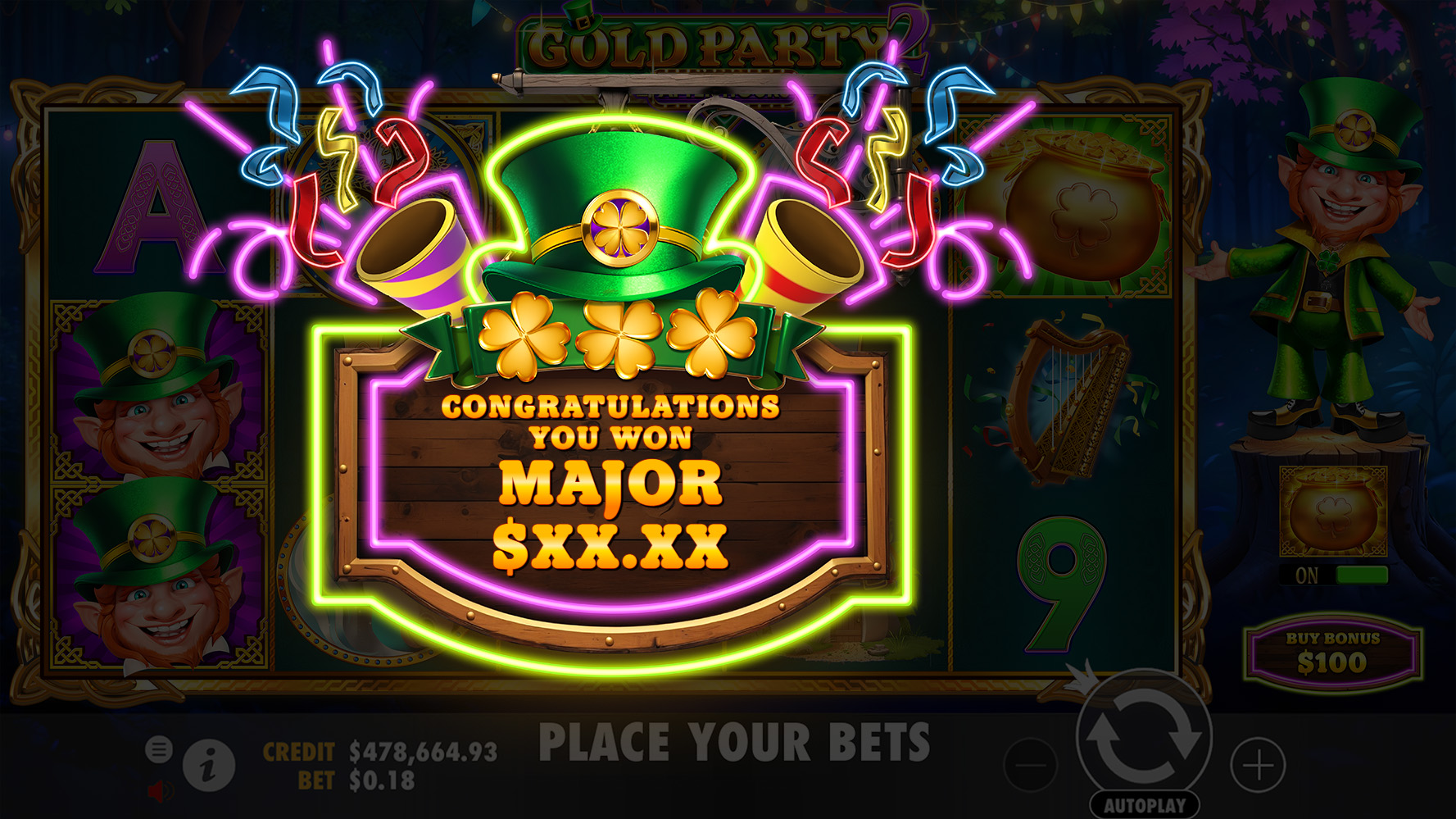 Gold Party 2: After Hours - Big win 8