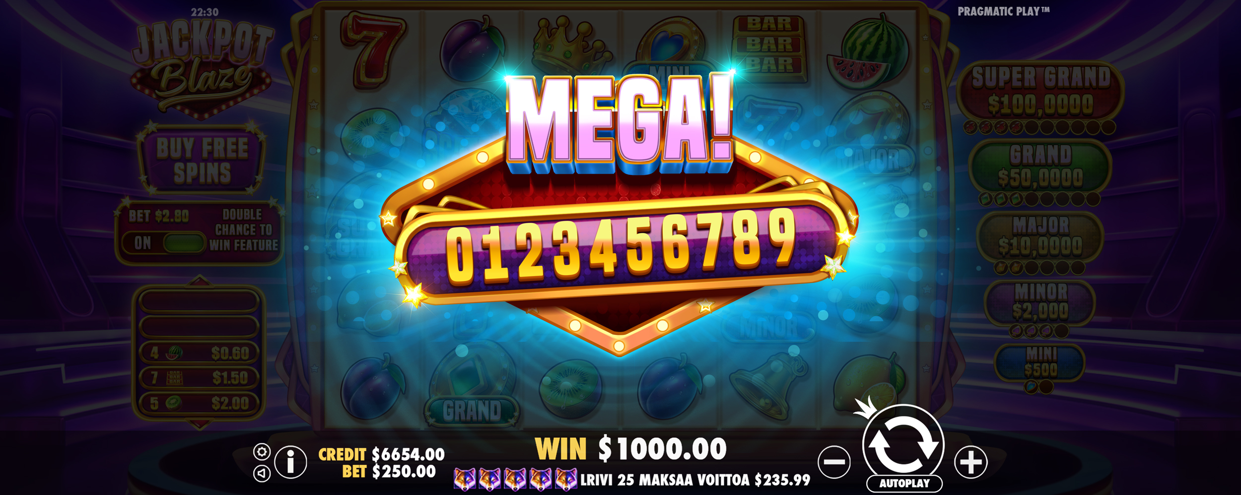 Jackpot Blaze - Big win 2