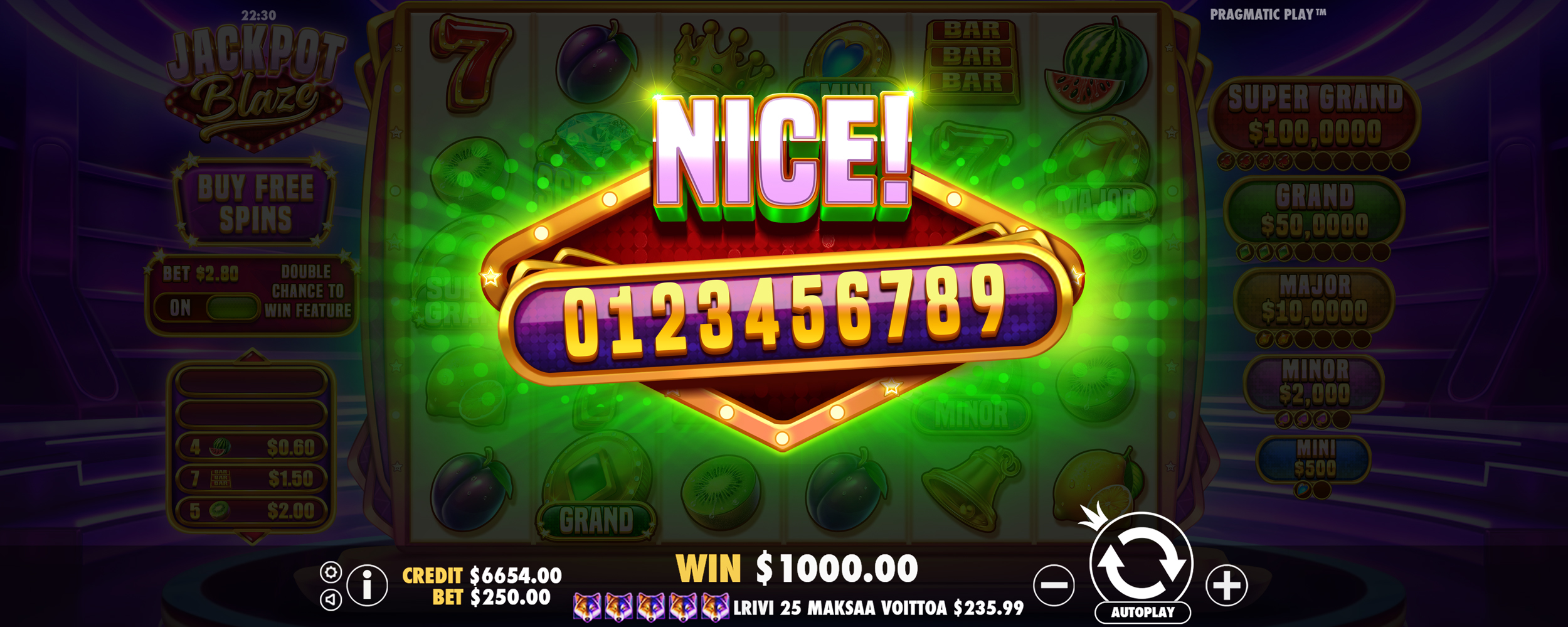Jackpot Blaze - Big win 4