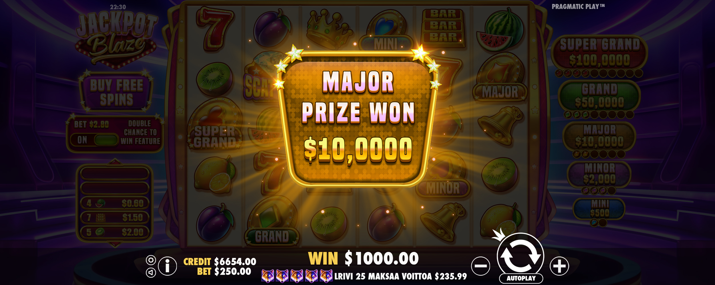 Jackpot Blaze - Big win 12