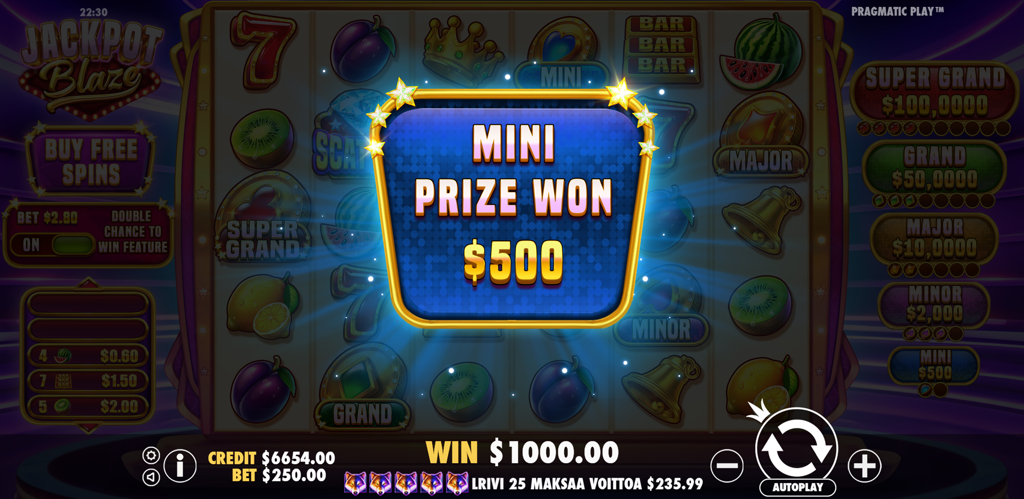 Jackpot Blaze - Big win 13
