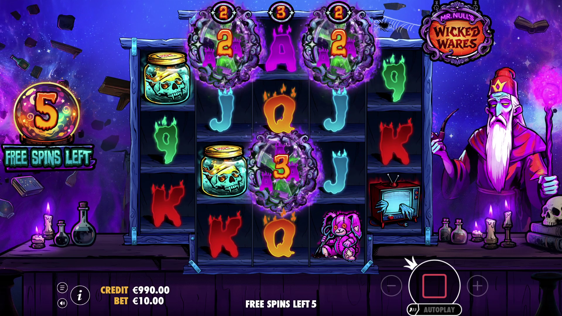 Mr. Null's Wicked Wares - Free spins 4