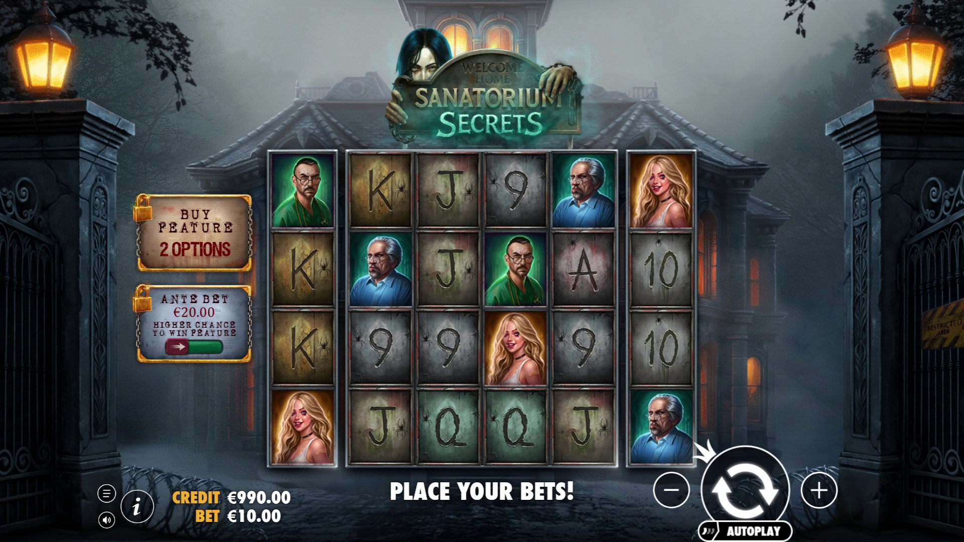 Sanatorium Secrets - Main game