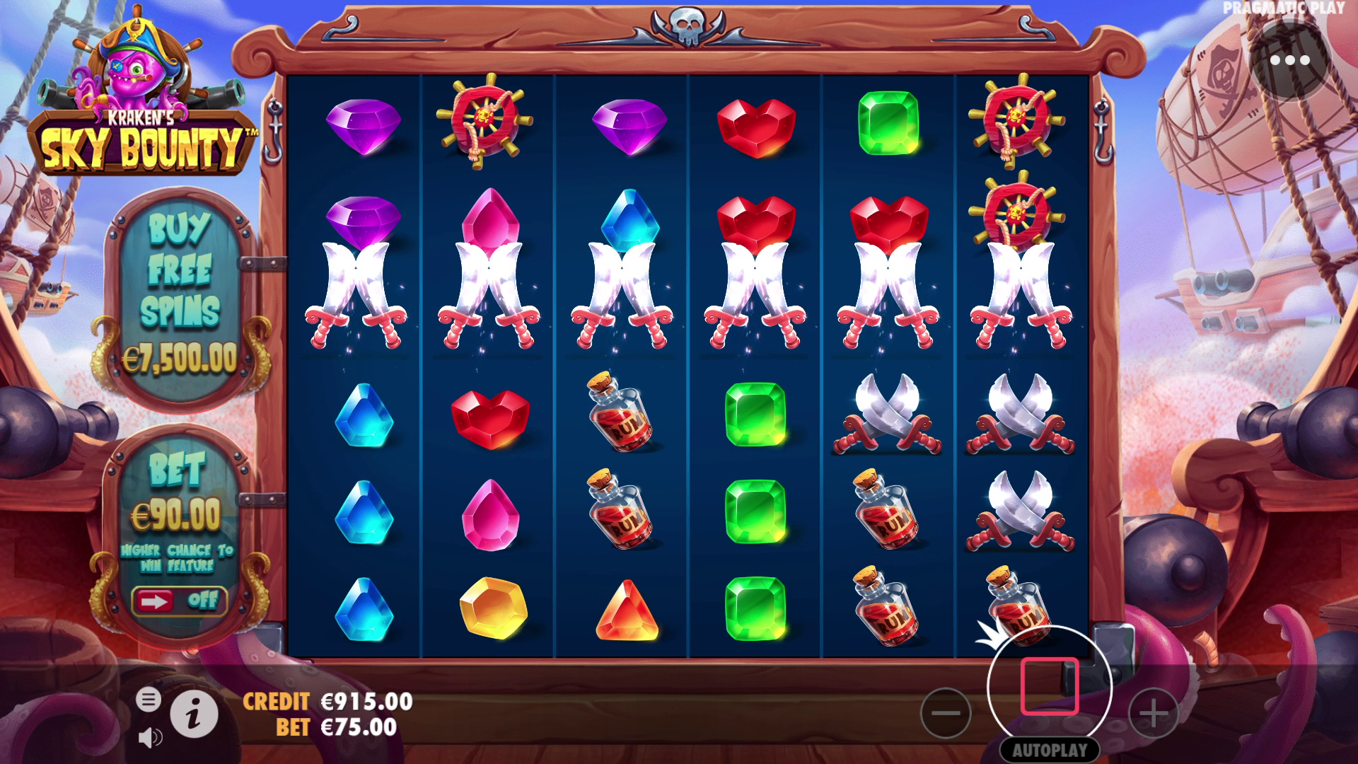 Sky Bounty - Main game