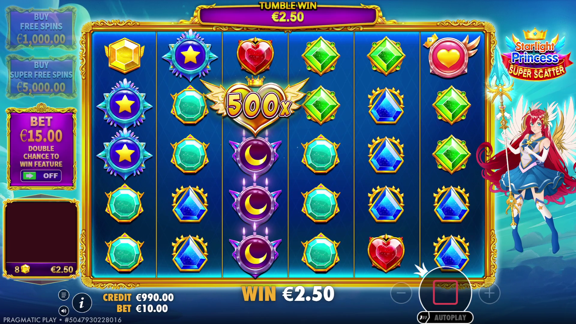 Starlight Princess Super Scatter - Big win 1