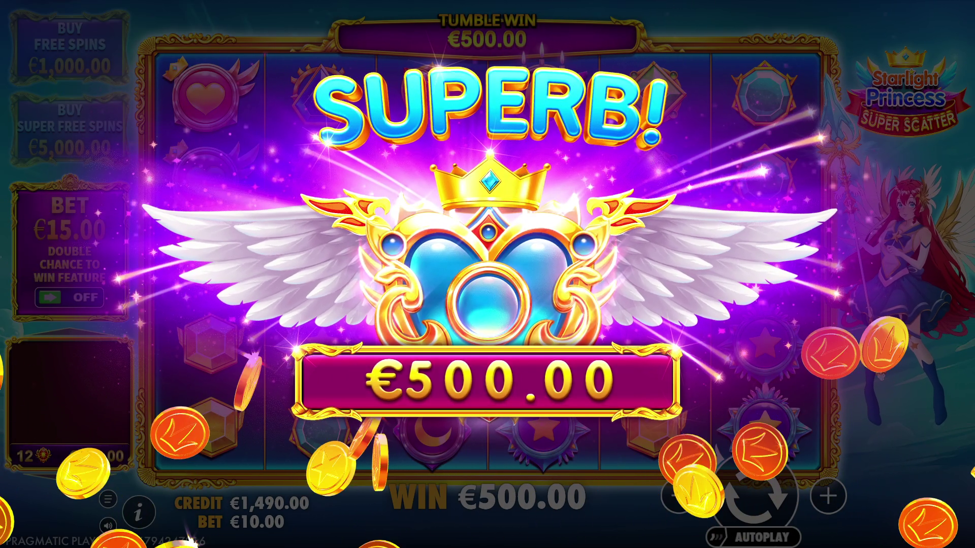 Starlight Princess - Free spins 27