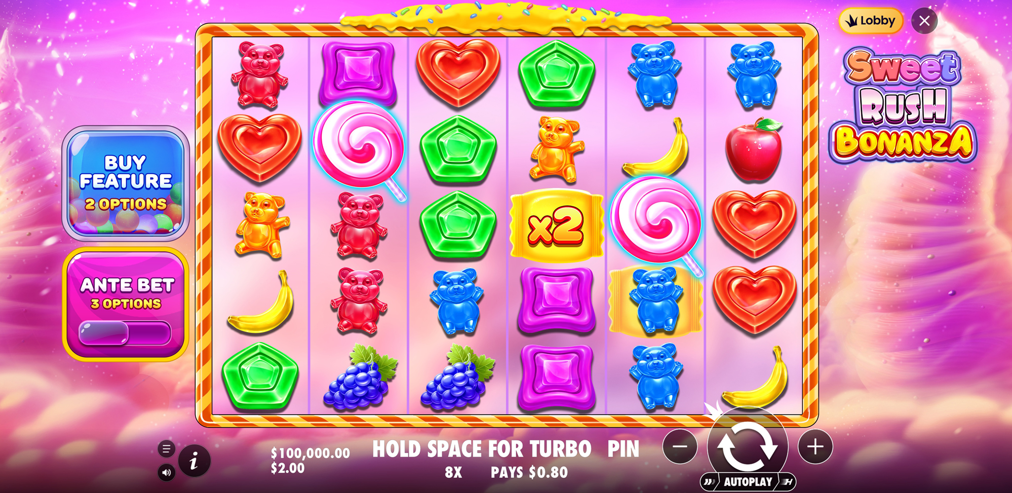 Sweet Rush Bonanza - Base game 3