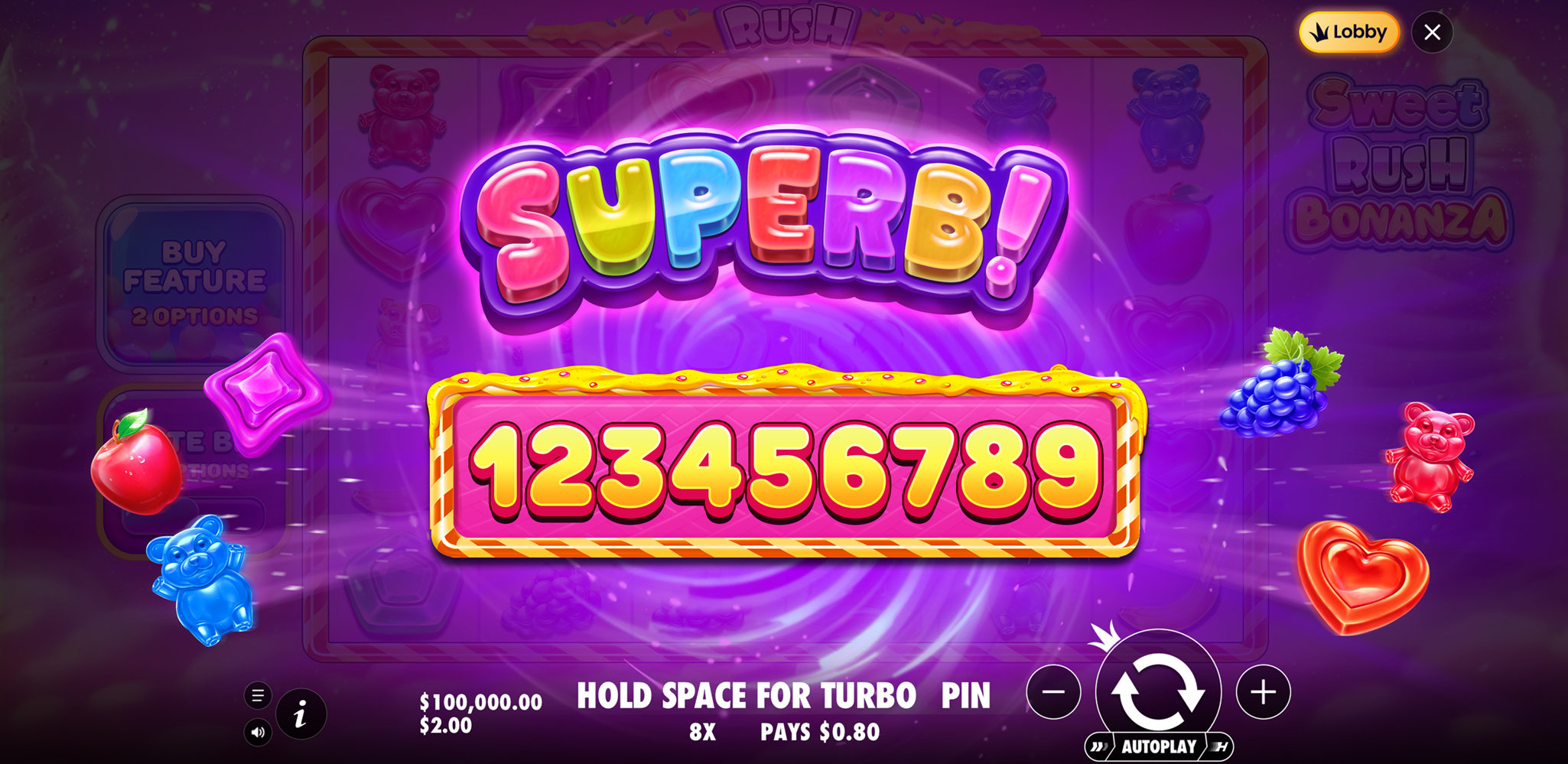 Sweet Rush Bonanza - Big win 14