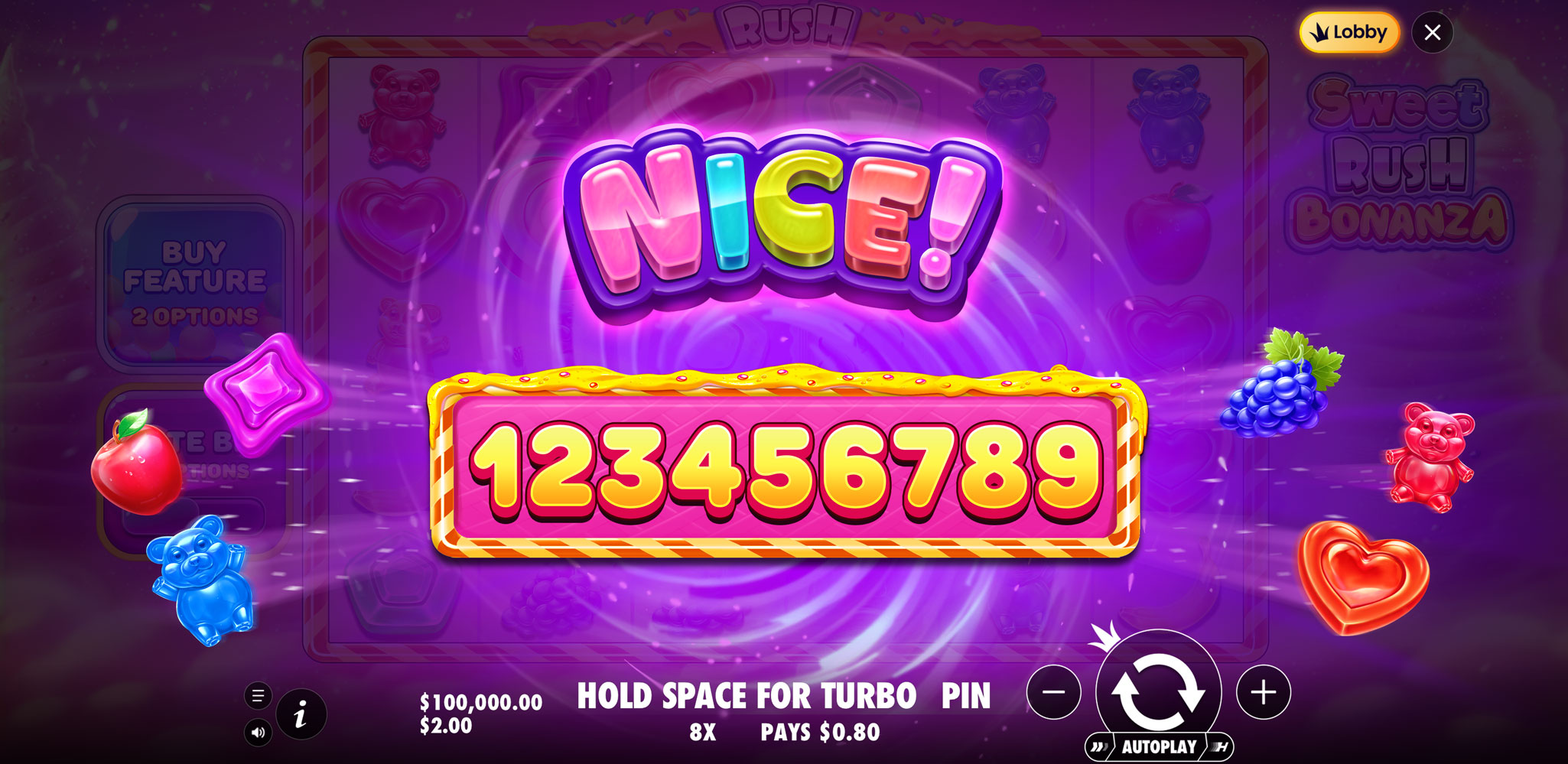 Sweet Rush Bonanza - Big win 21