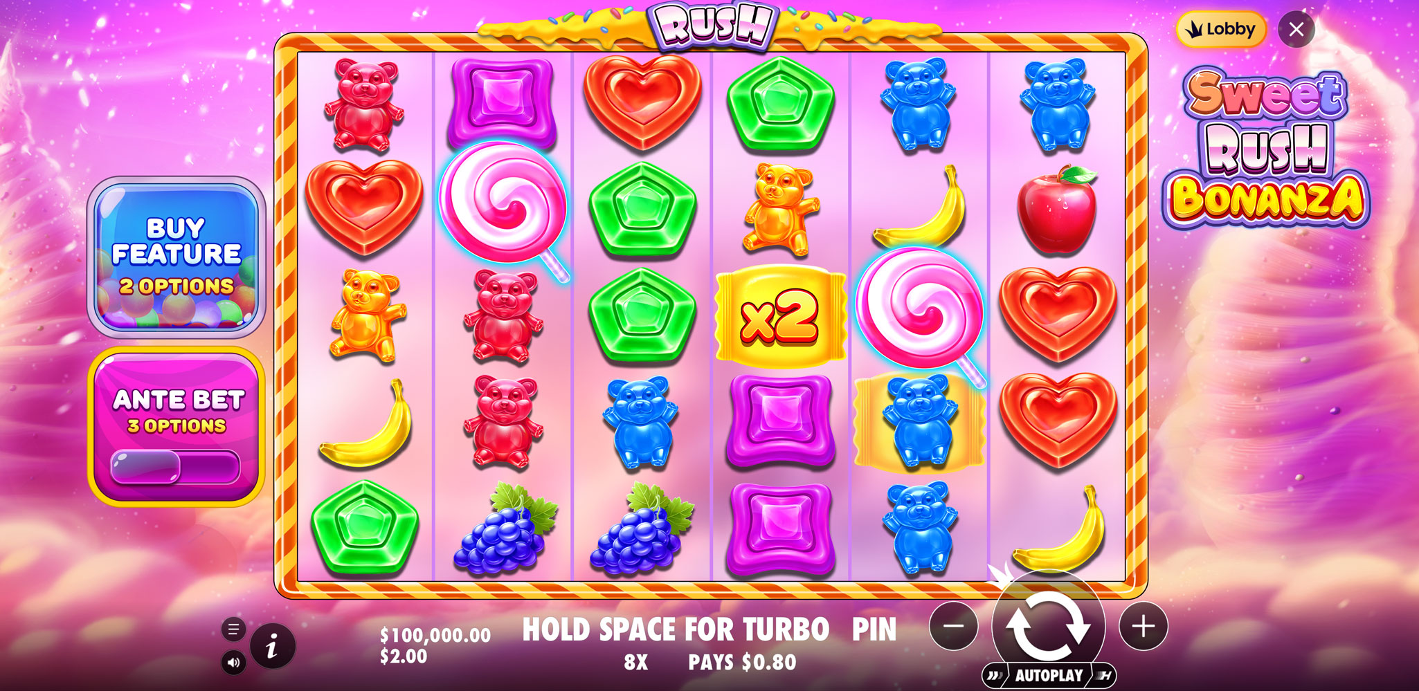 Sweet Rush Bonanza - Buy bonus 25
