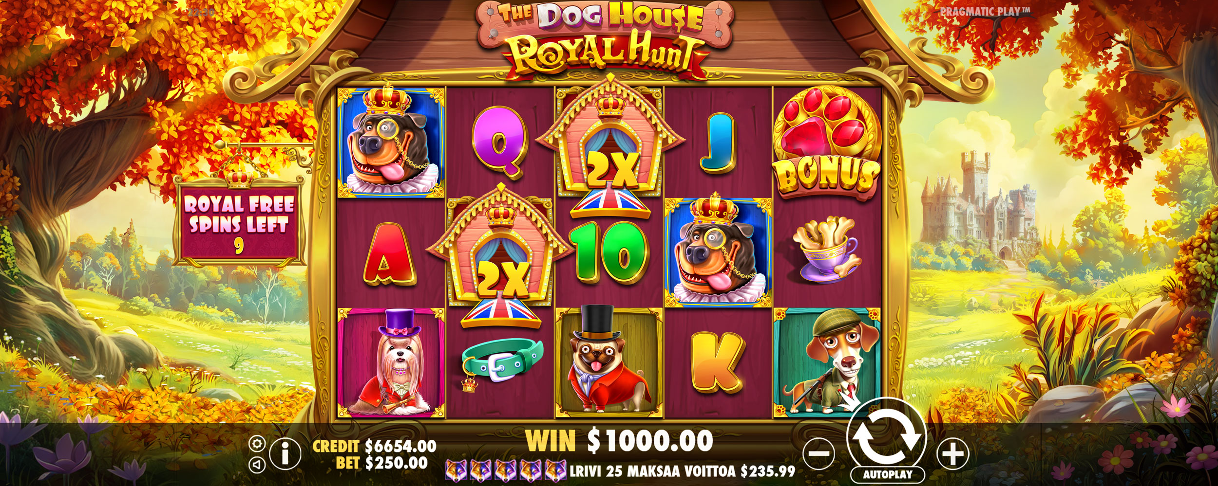 The Dog House - Royal Hunt - Free spins 6
