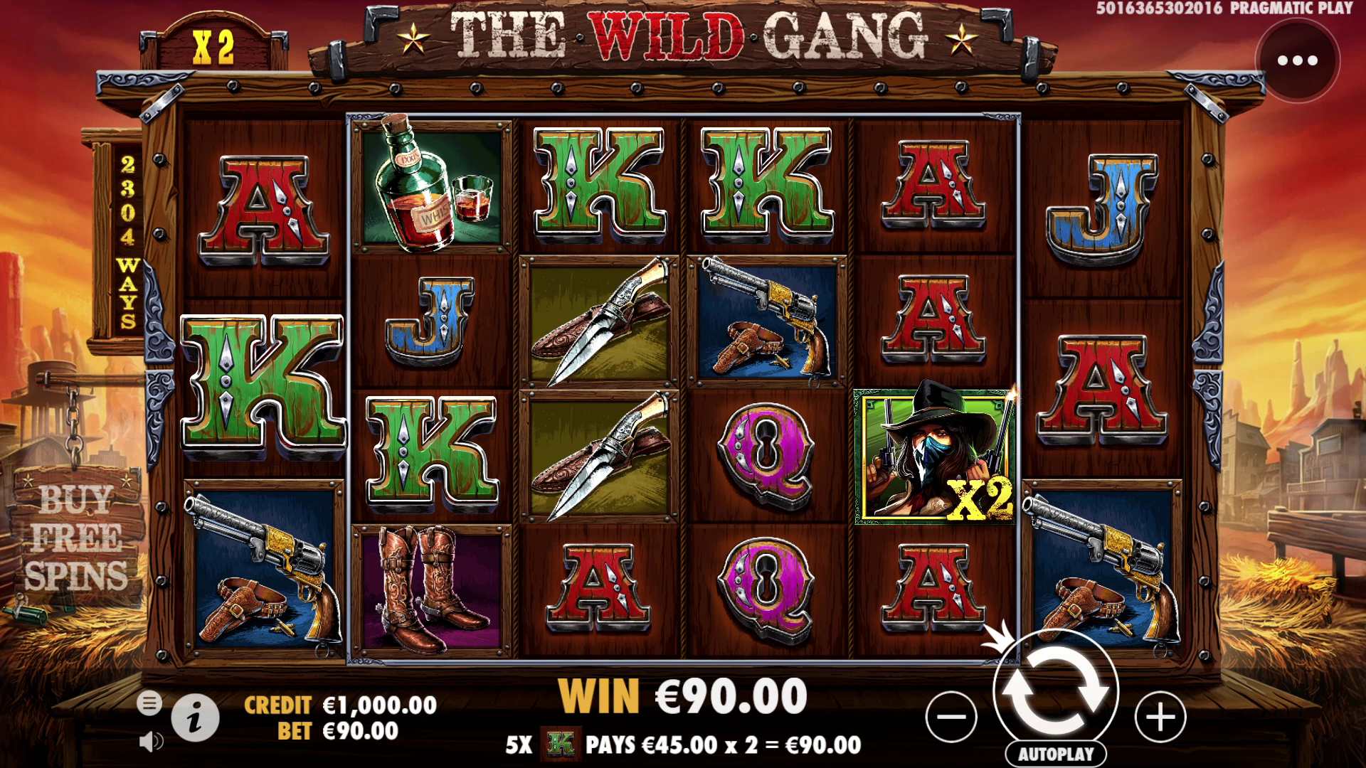 The Wild Gang - Main game