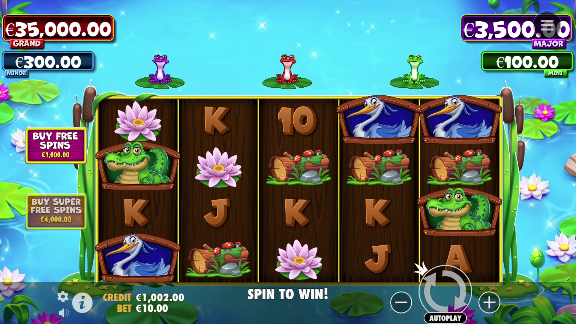 Tiny Toads - Main game
