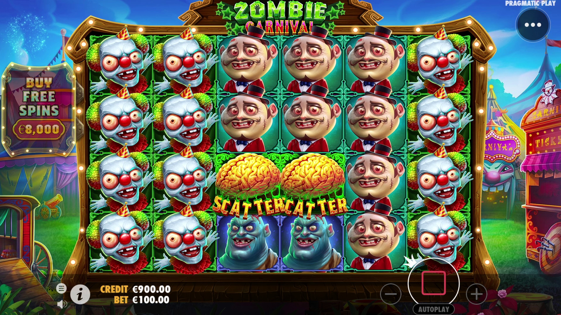 Zombie Carnival - Main game