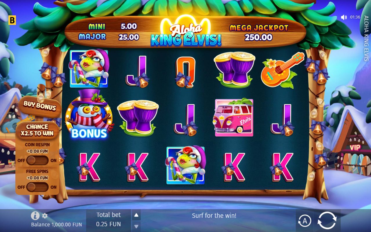 Aloha King Elvis! game lobby