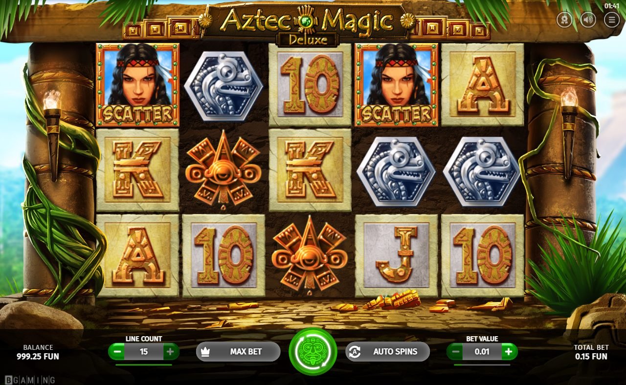 Aztec Magic Deluxe game lobby