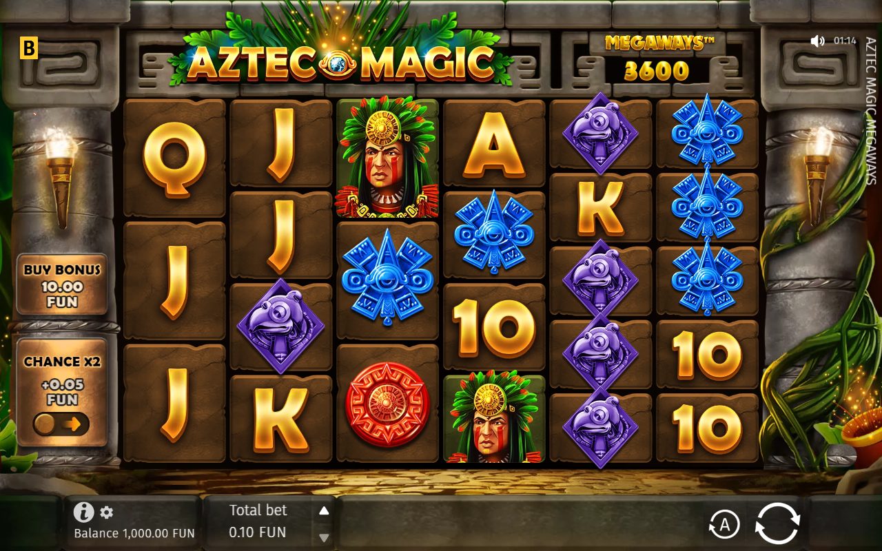 Aztec Magic Megaways game lobby