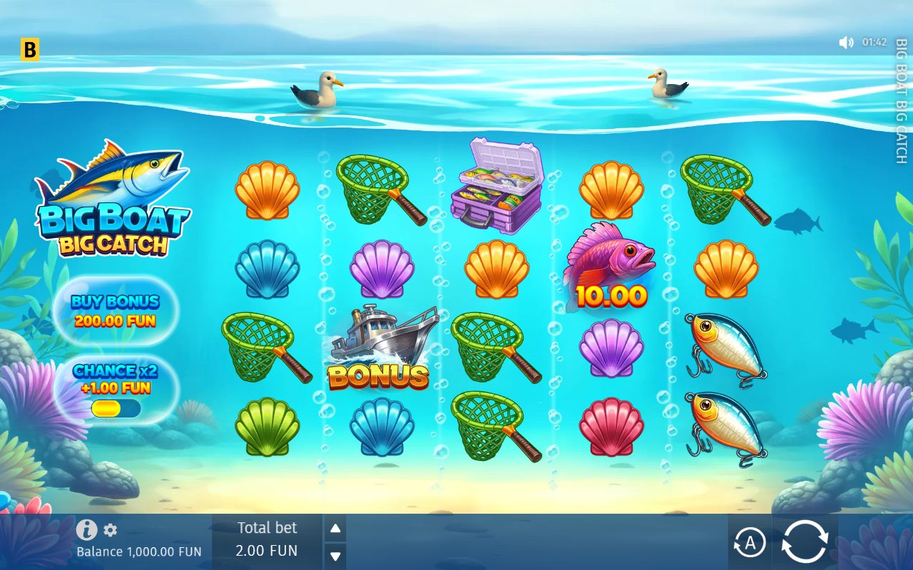 Big Boat Big Catch game lobby