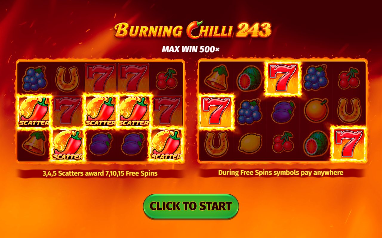 Burning Chilli 243 game lobby