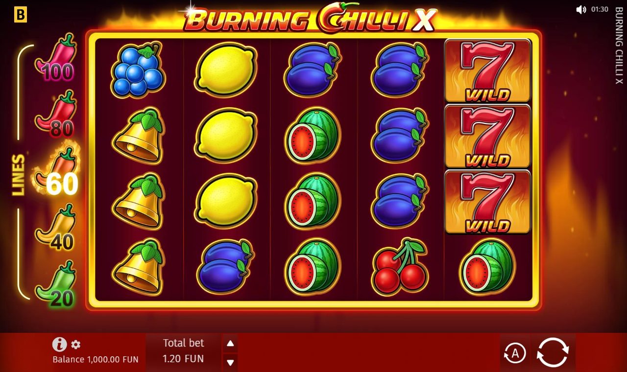 Burning Chilli X game lobby