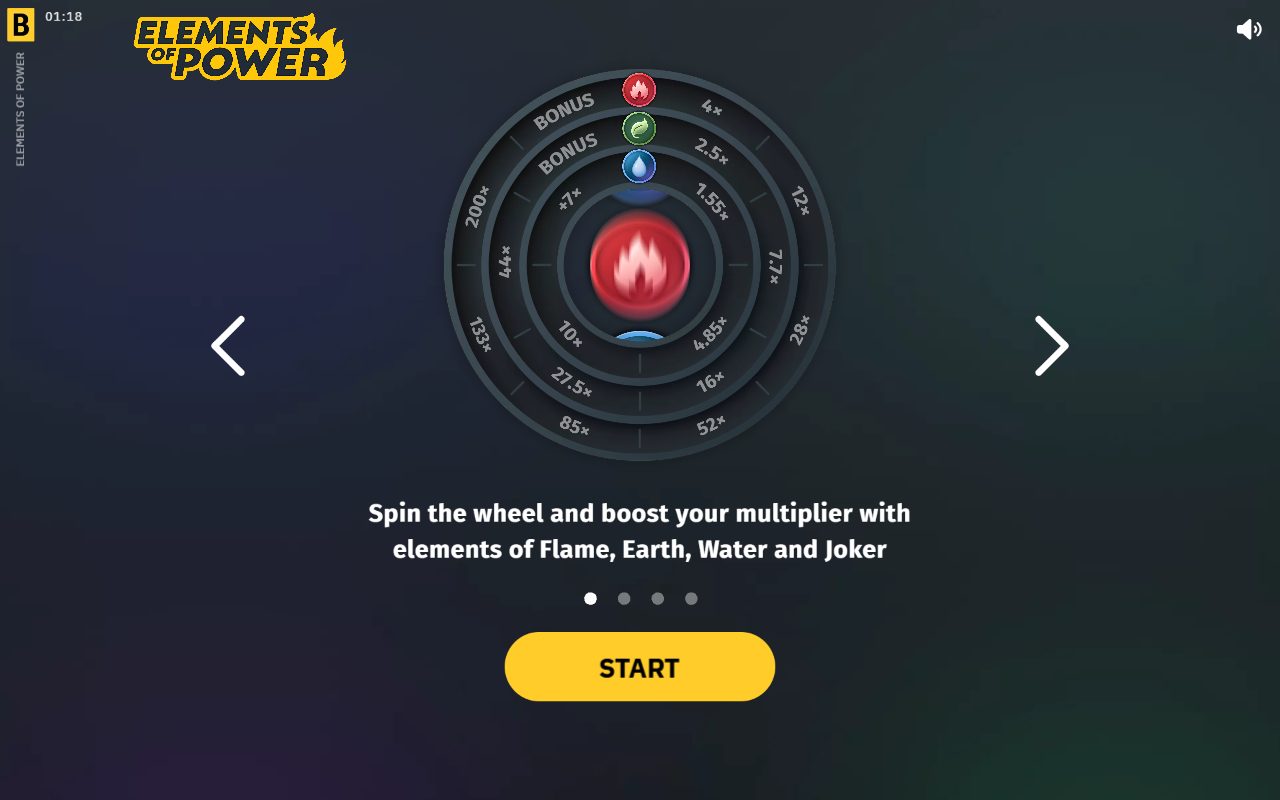Elements of Power game lobby