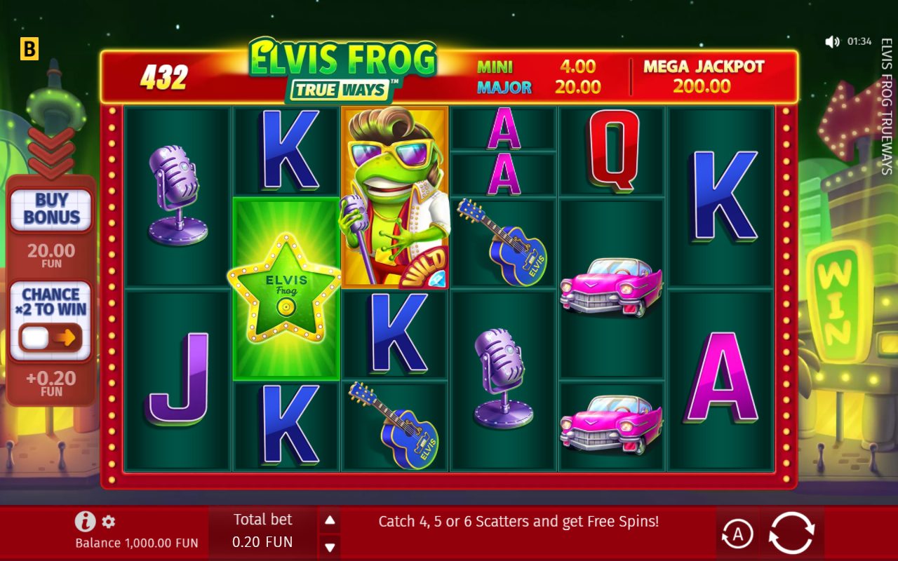 Elvis Frog Trueways game lobby