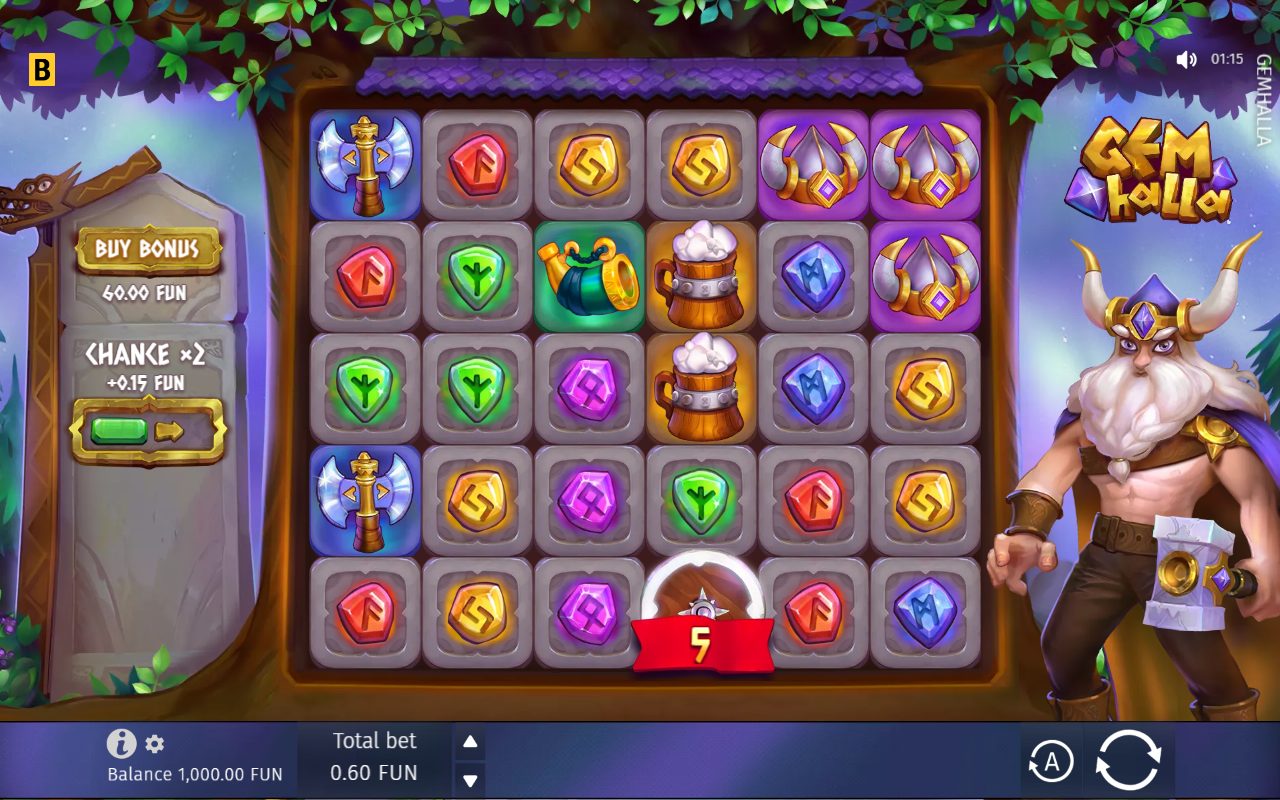 Gemhalla game lobby