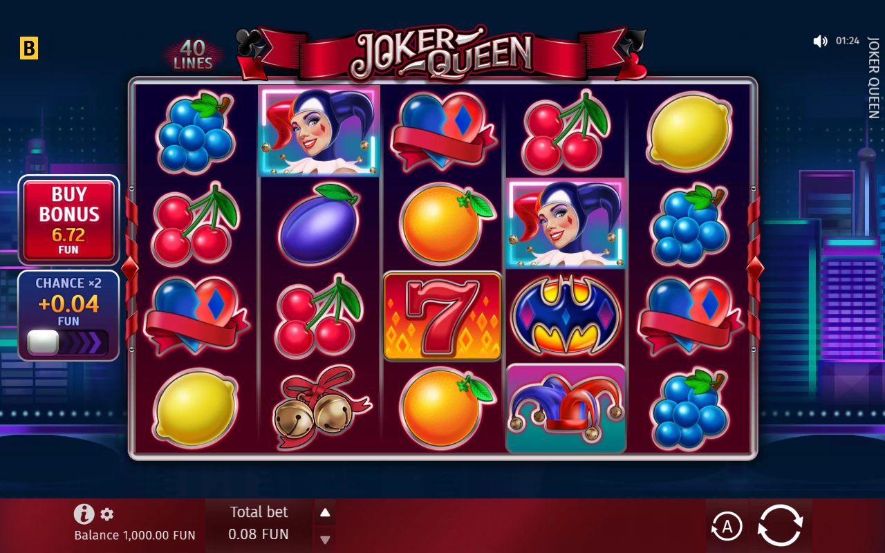 Joker Queen game lobby