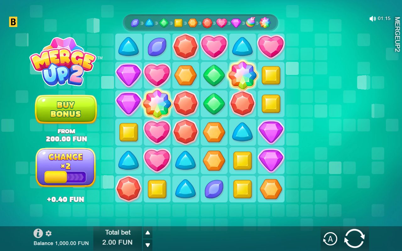 Merge Up 2 game lobby