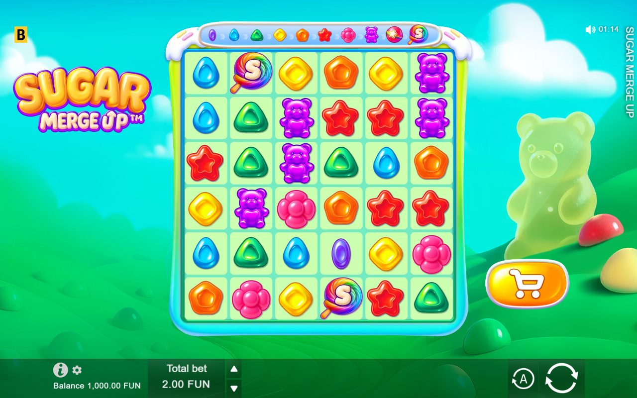 Sugar Merge Up game lobby