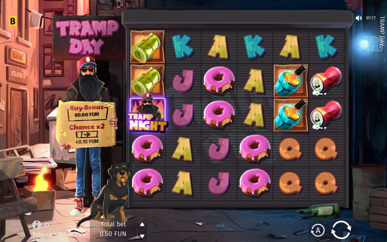 Tramp Day game lobby