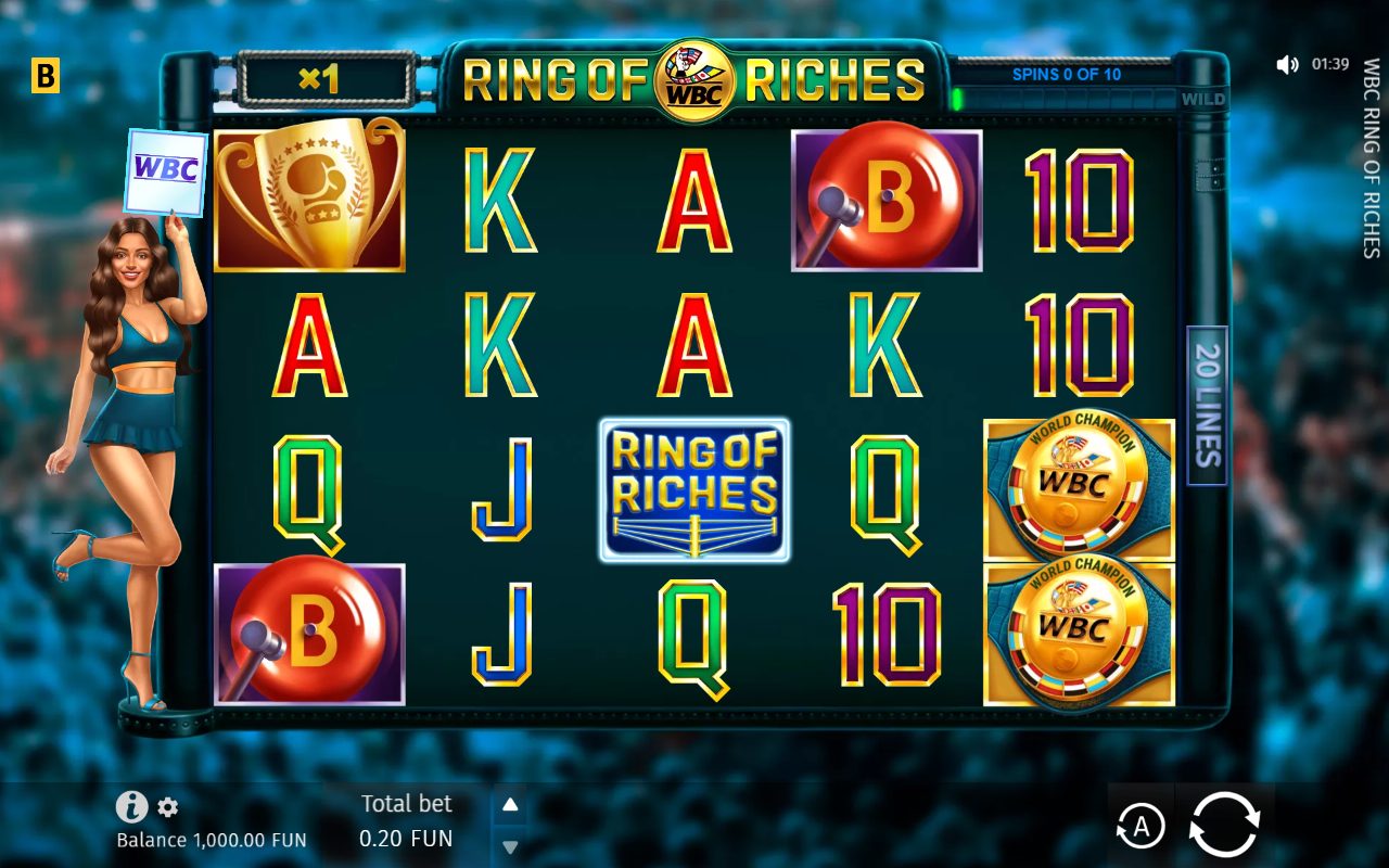 WBC Ring Of Riches game lobby