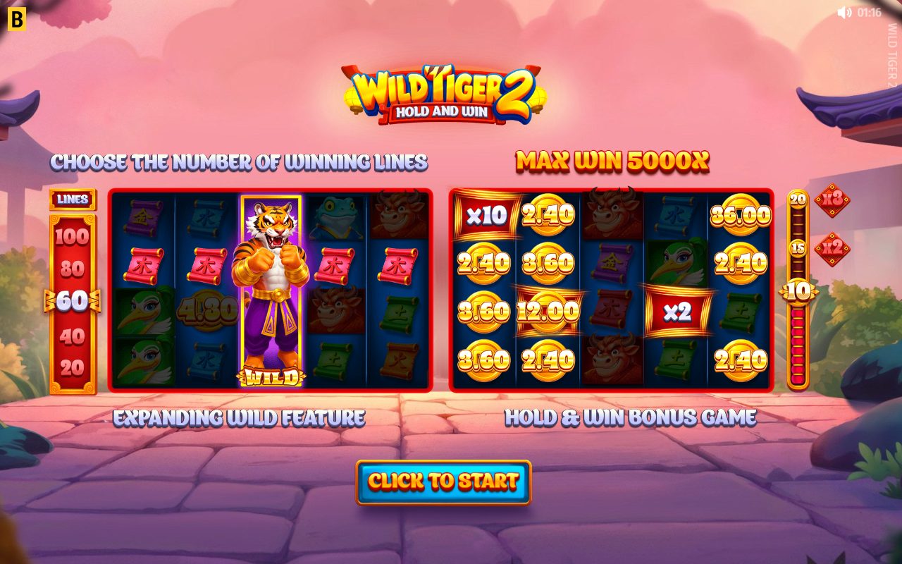 Wild Tiger 2 game lobby
