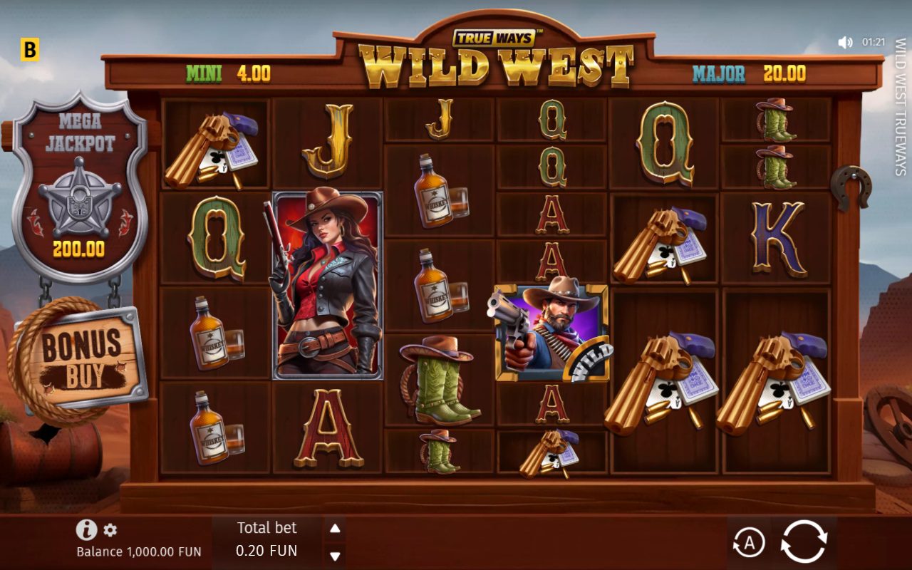 Wild West Trueways game lobby