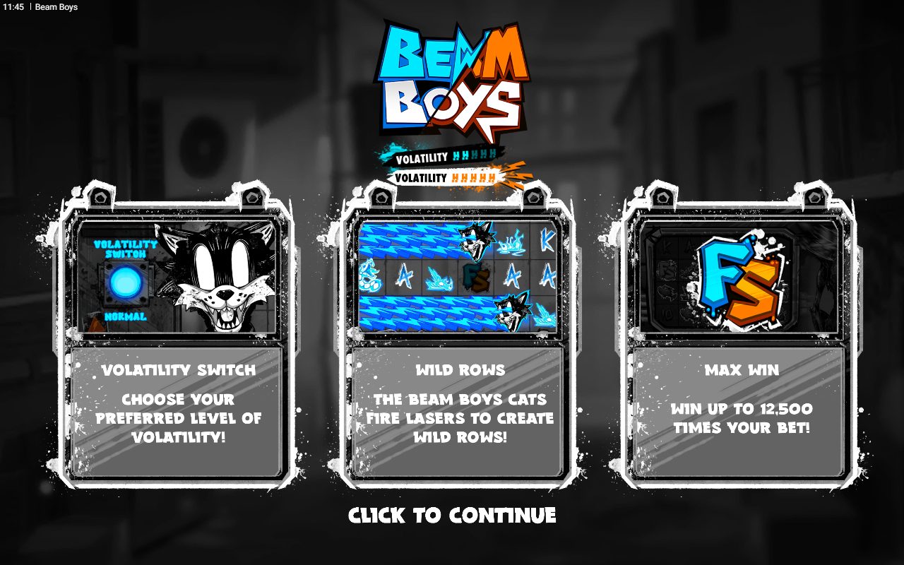 Beam Boys game lobby