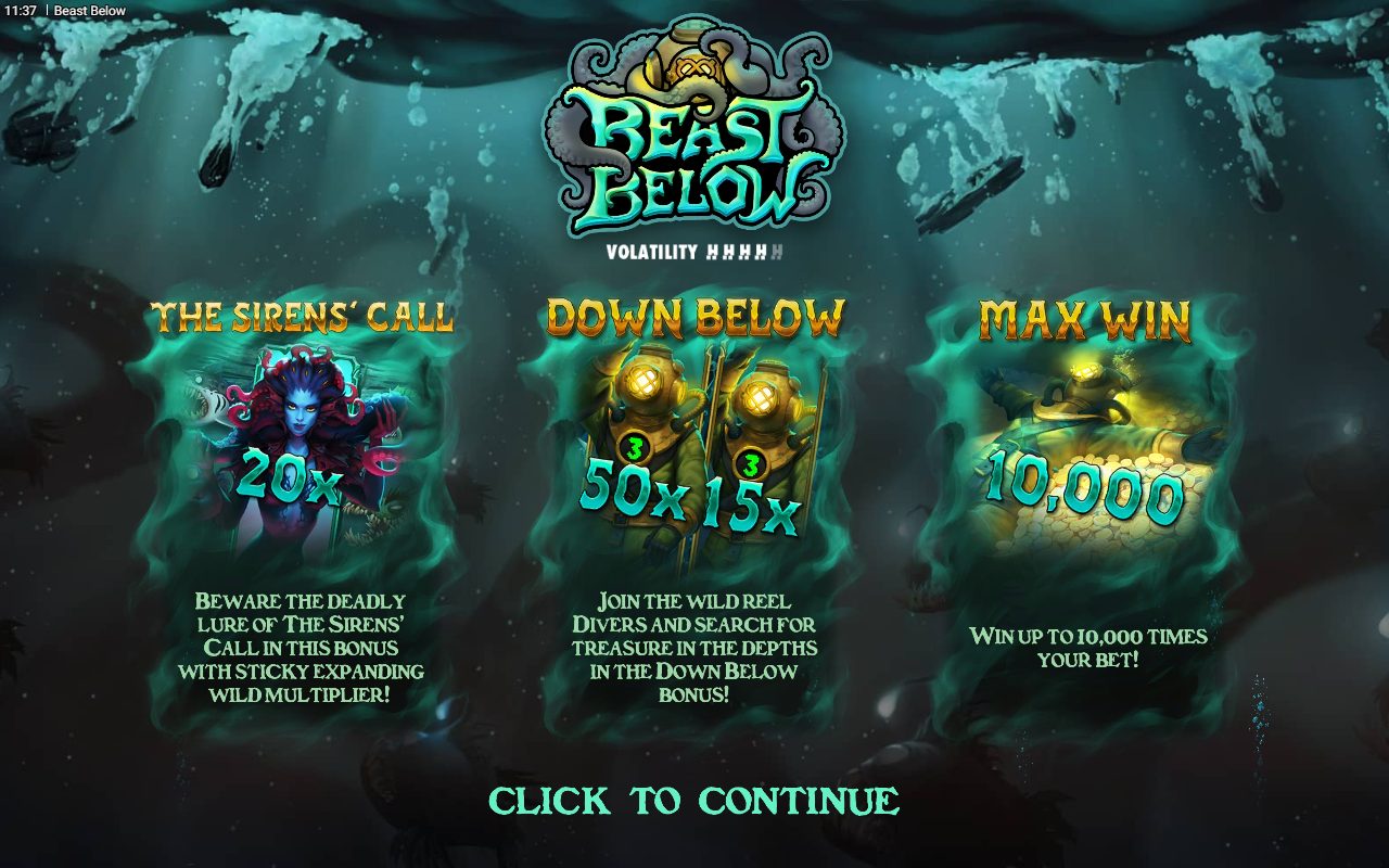 Beast Below game lobby