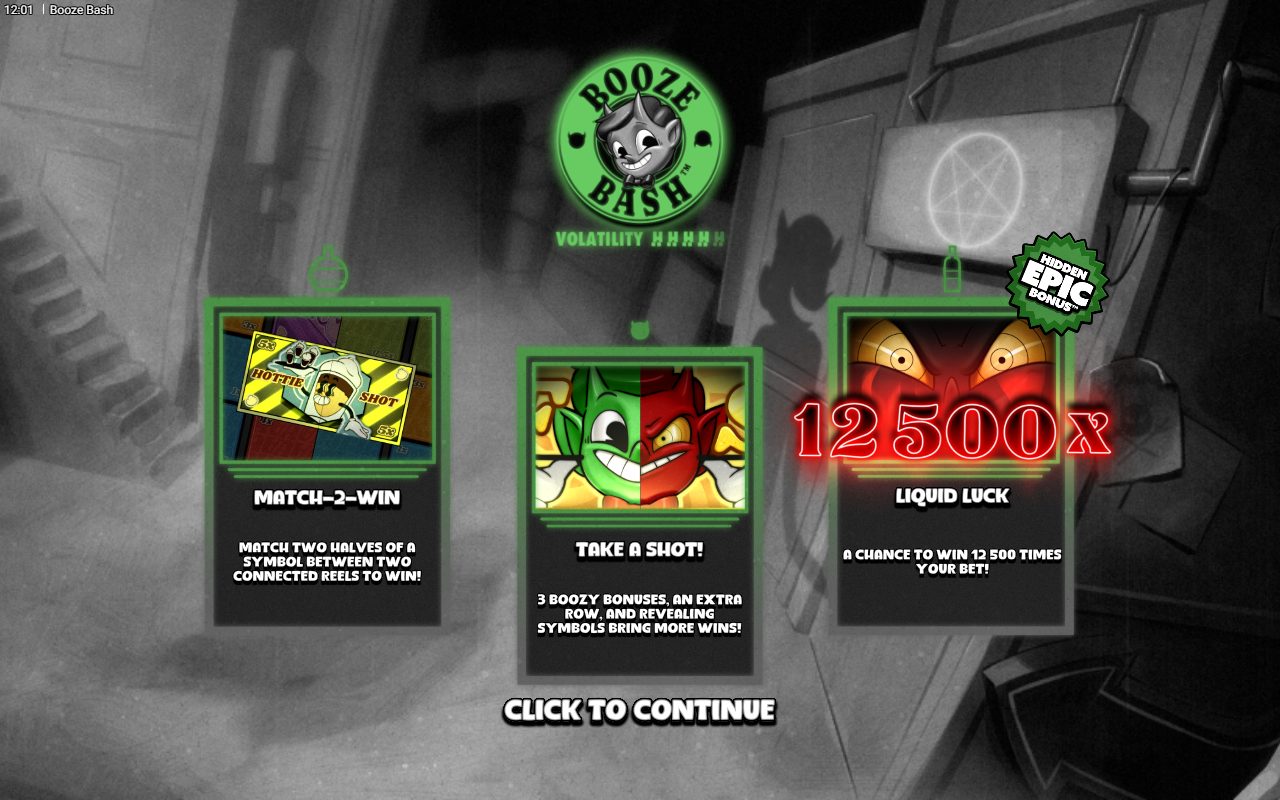 Booze Bash game lobby