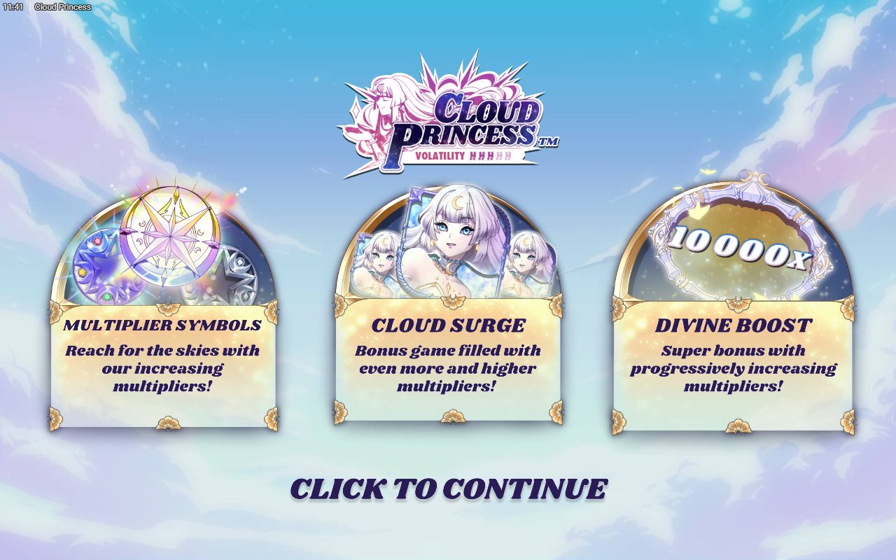 Cloud Princess game lobby