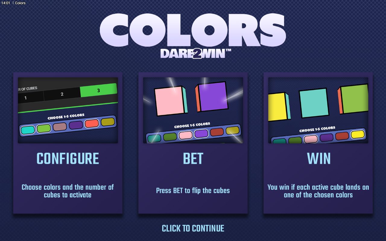 Colors game lobby